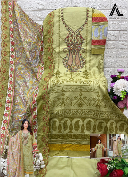 Guzarish Vol 7 Adans Libas Cambric Cotton Karachi Salwar Suits Manufacturer