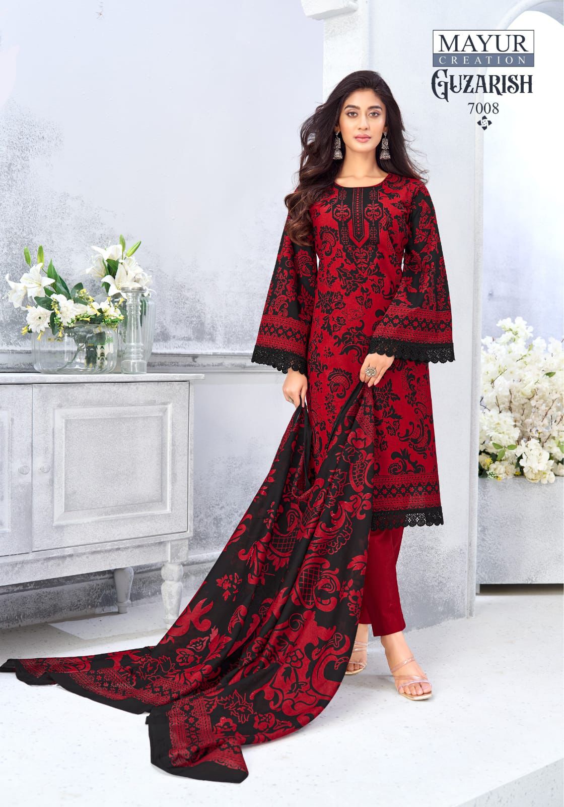 Guzarish Vol 7 Mayur Creation Cotton Karachi Salwar Suits Supplier India