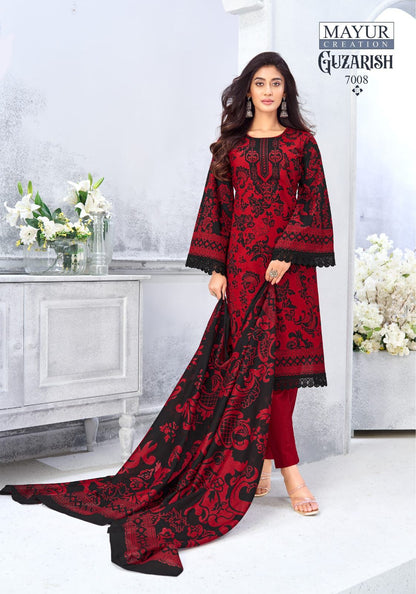 Guzarish Vol 7 Mayur Creation Cotton Karachi Salwar Suits Supplier India