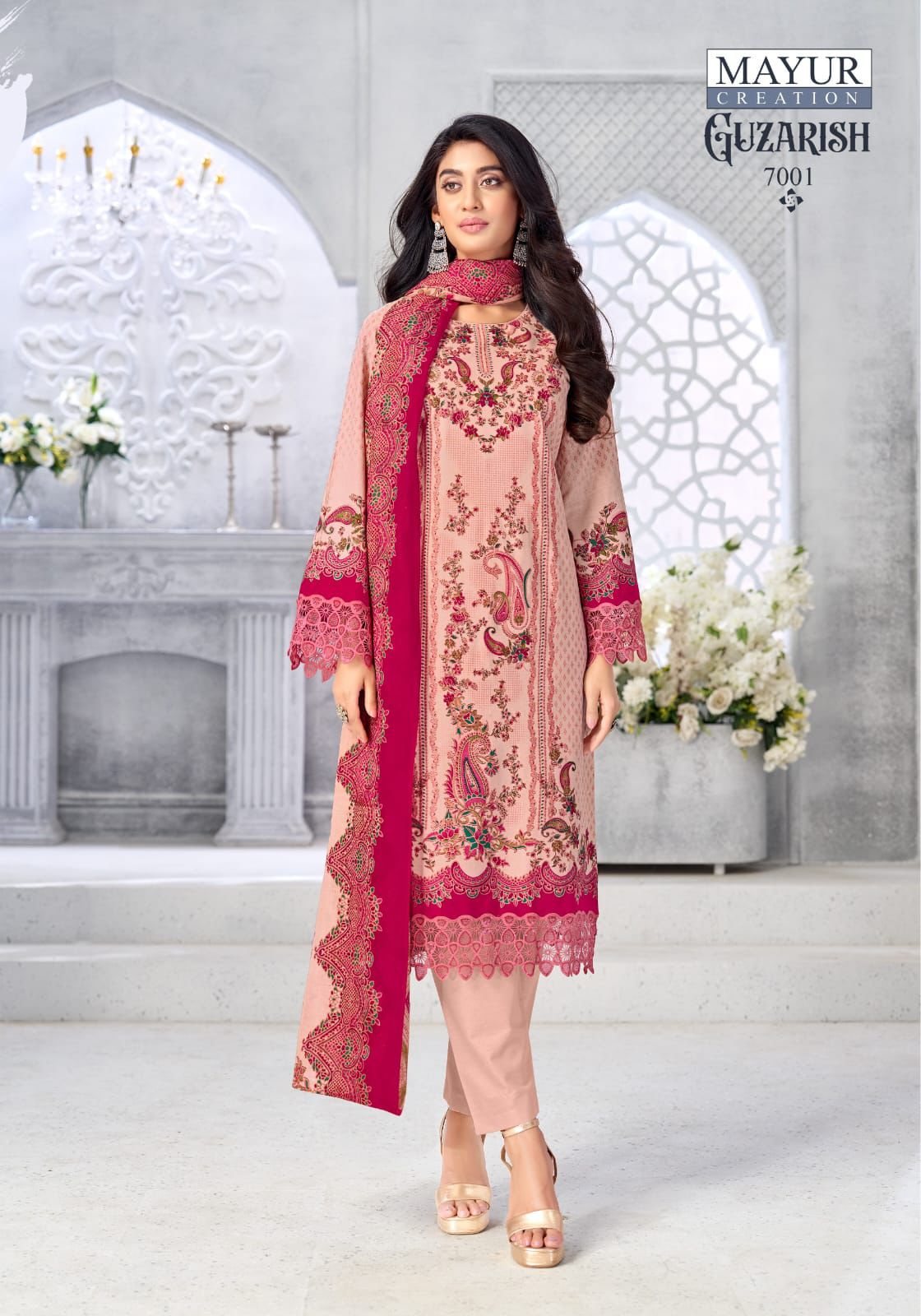Guzarish Vol 7 Mayur Creation Cotton Karachi Salwar Suits Supplier India