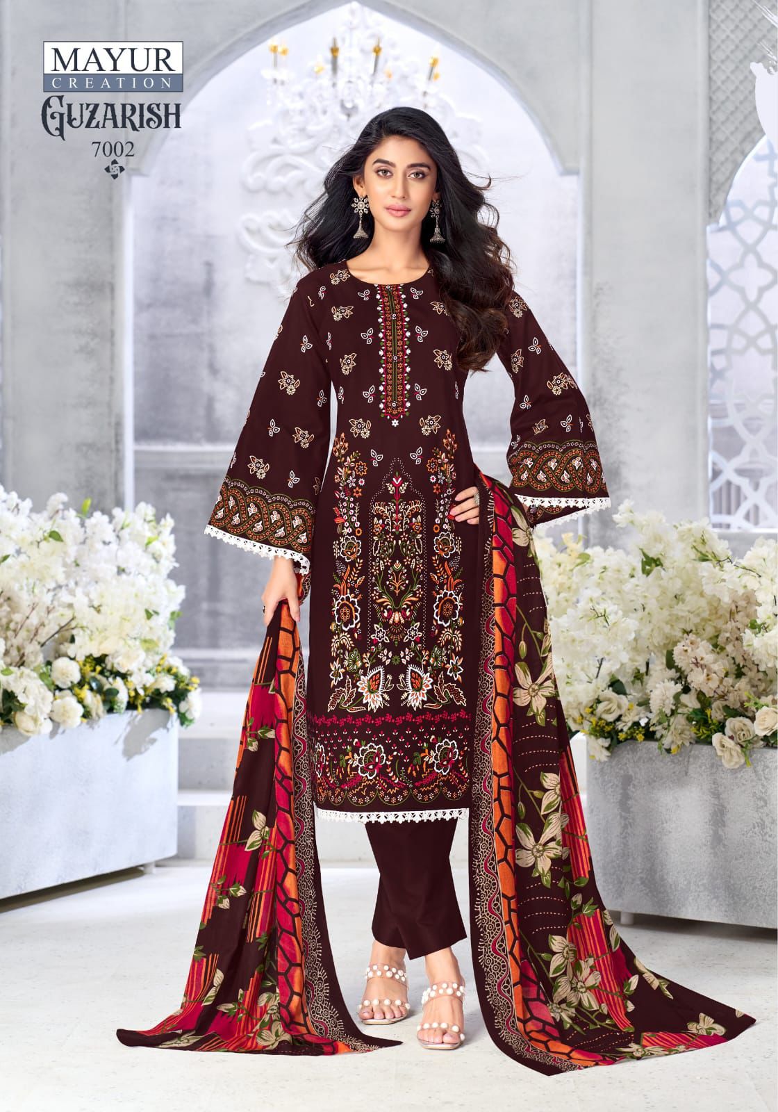Guzarish Vol 7 Mayur Creation Cotton Karachi Salwar Suits Supplier India