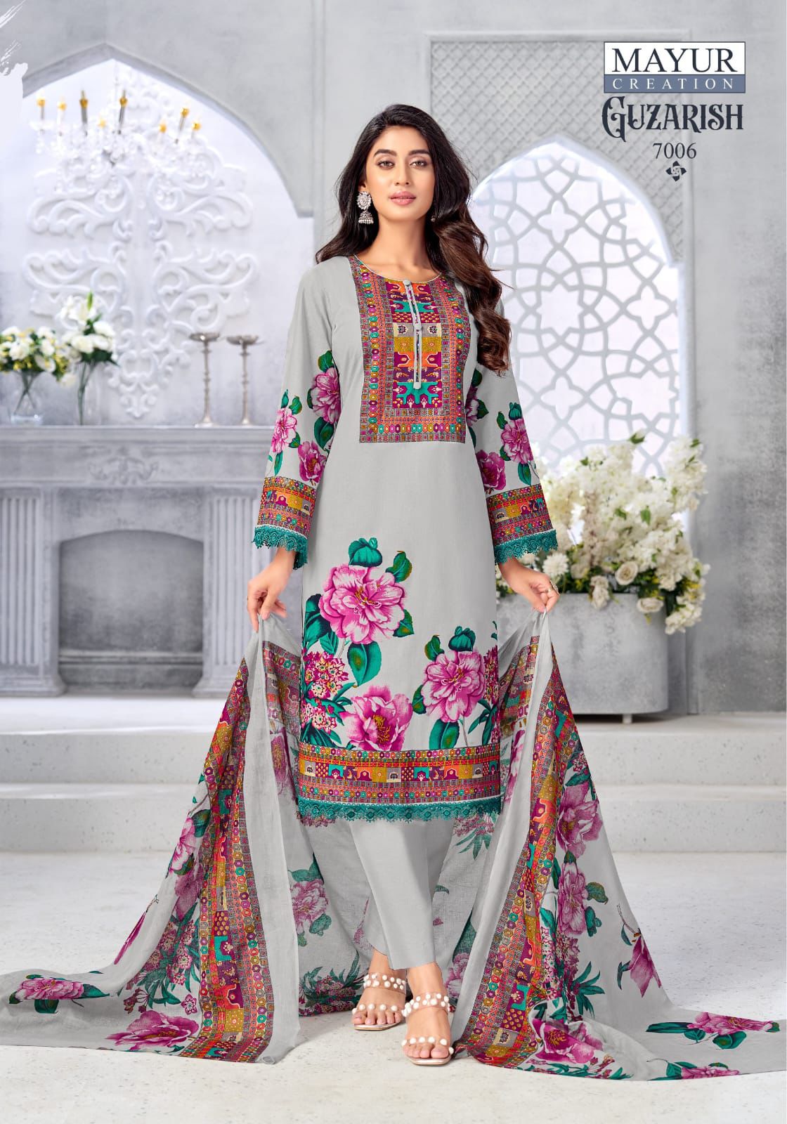 Guzarish Vol 7 Mayur Creation Cotton Karachi Salwar Suits Supplier India