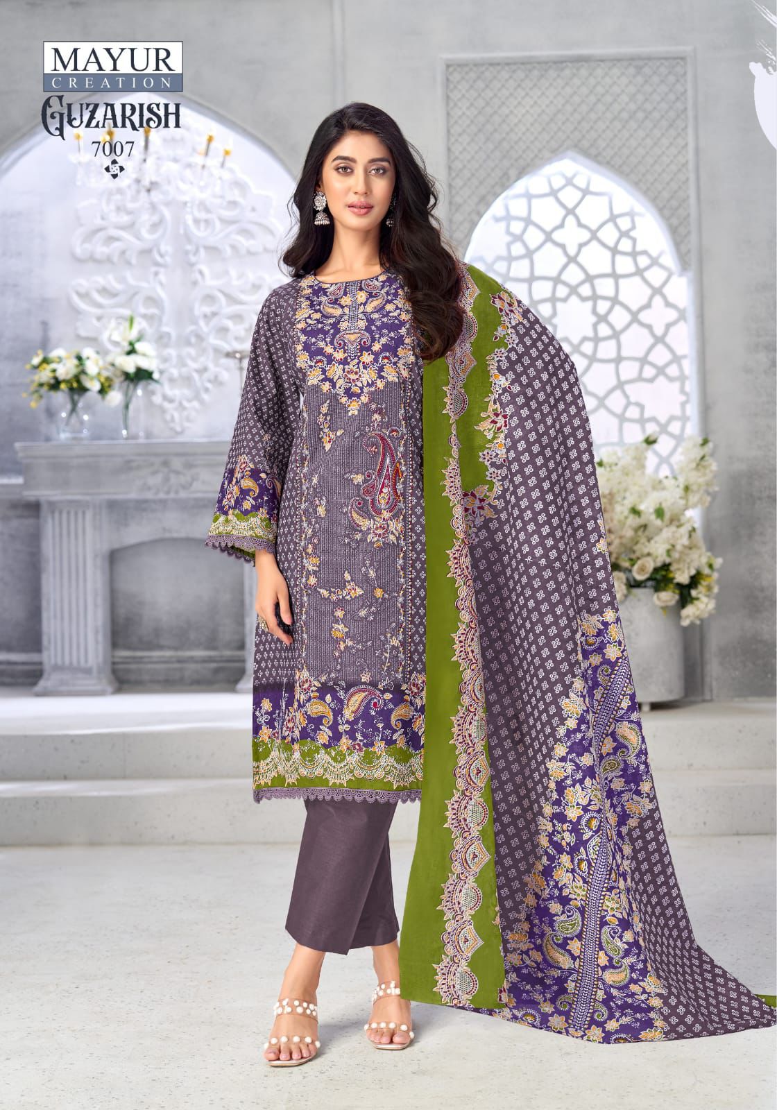 Guzarish Vol 7 Mayur Creation Cotton Karachi Salwar Suits Supplier India