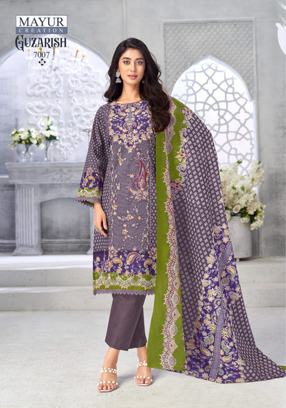 Guzarish Vol 7 Mayur Creation Cotton Karachi Salwar Suits Supplier India