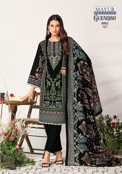 Guzarish Vol 8 Mayur Creation Lawn Cotton Karachi Readymade Suits Wholesale Price