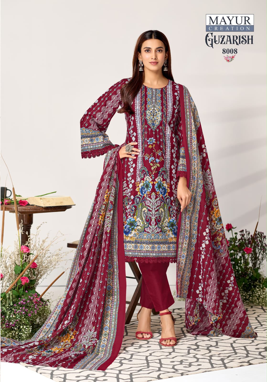Guzarish Vol 8 Mayur Creation Cotton Karachi Salwar Suits Manufacturer Gujarat