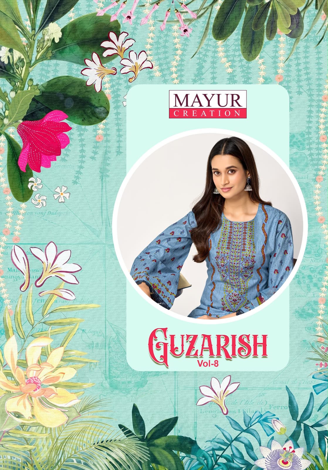 Guzarish Vol 8 Mayur Creation Cotton Karachi Salwar Suits Manufacturer Gujarat