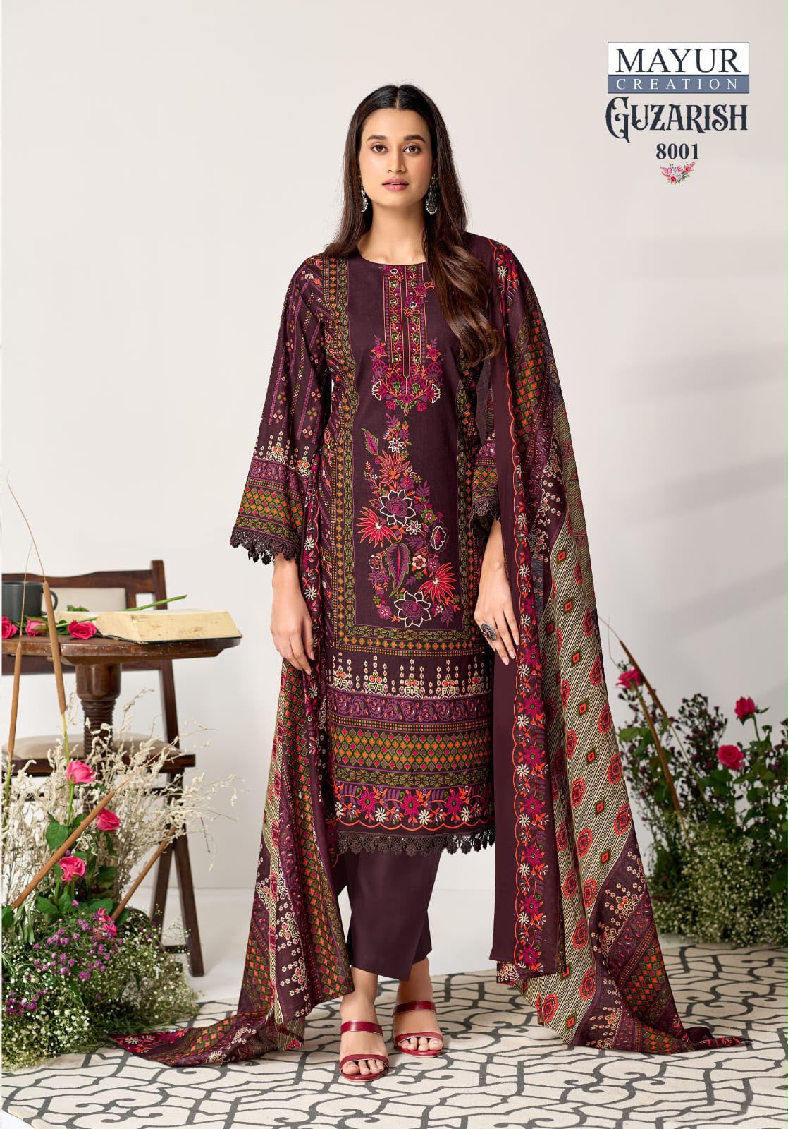 Guzarish Vol 8 Mayur Creation Cotton Karachi Salwar Suits Manufacturer Gujarat
