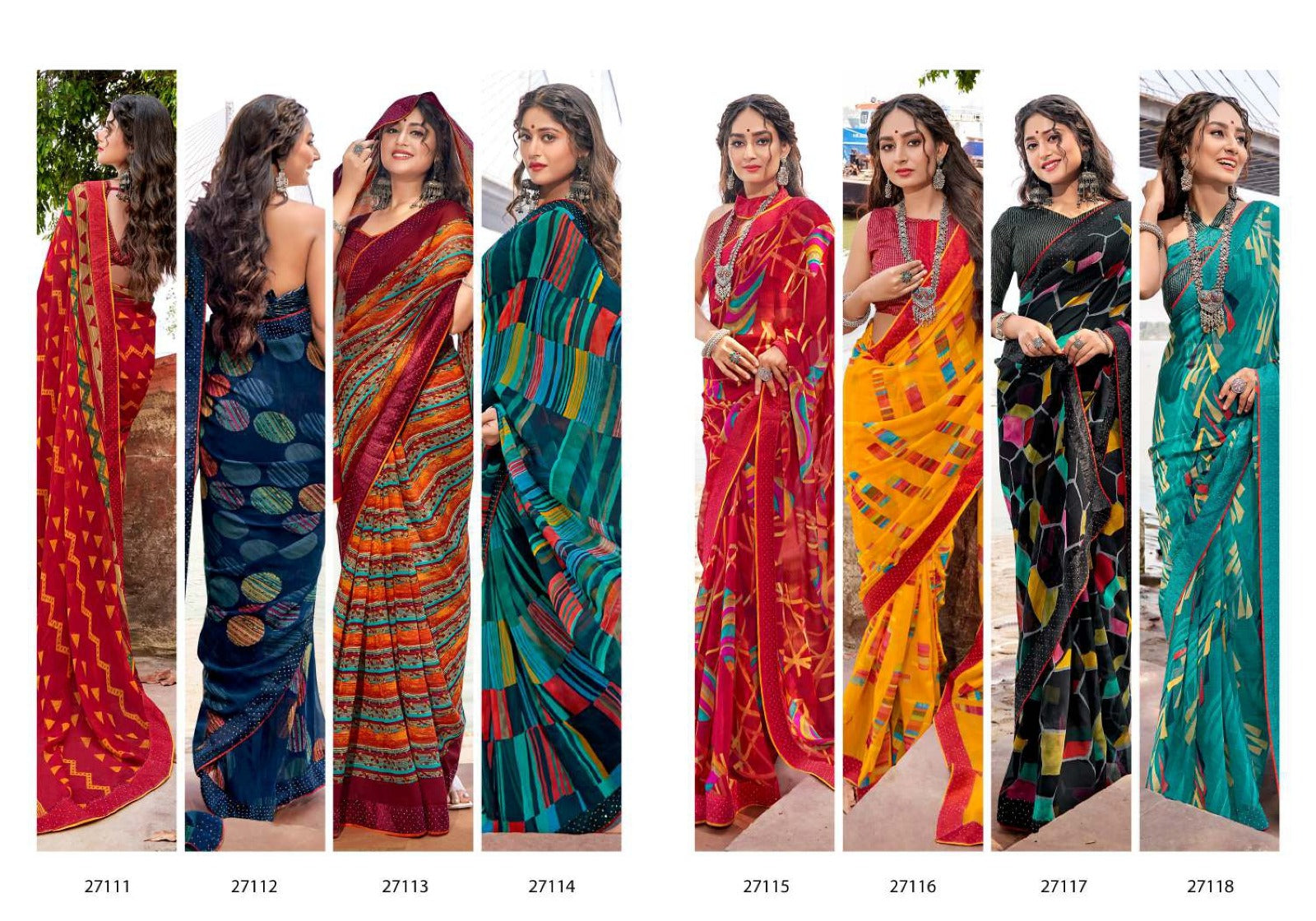 Gyanika Vallabhi Prints Georgette Sarees