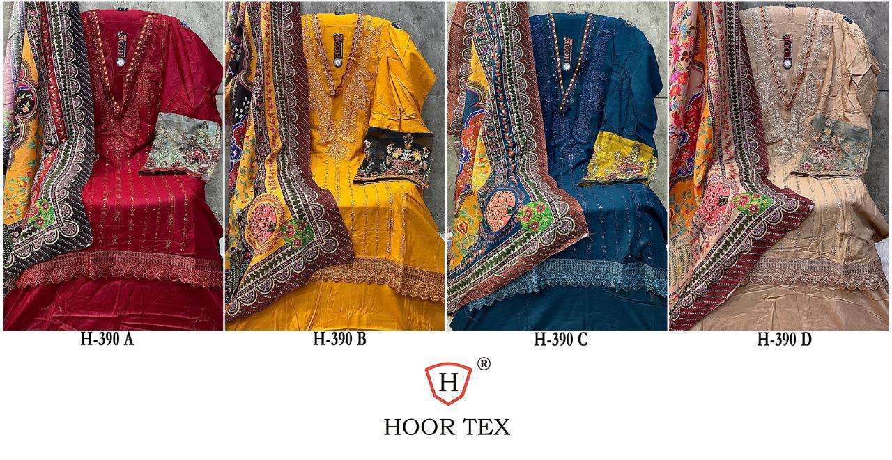 H 390 Hoor Tex Rayon Pakistani Salwar Suits Supplier India