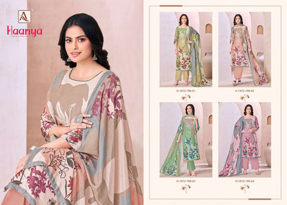 Haanya Alok Viscose Muslin Karachi Salwar Suits Supplier India