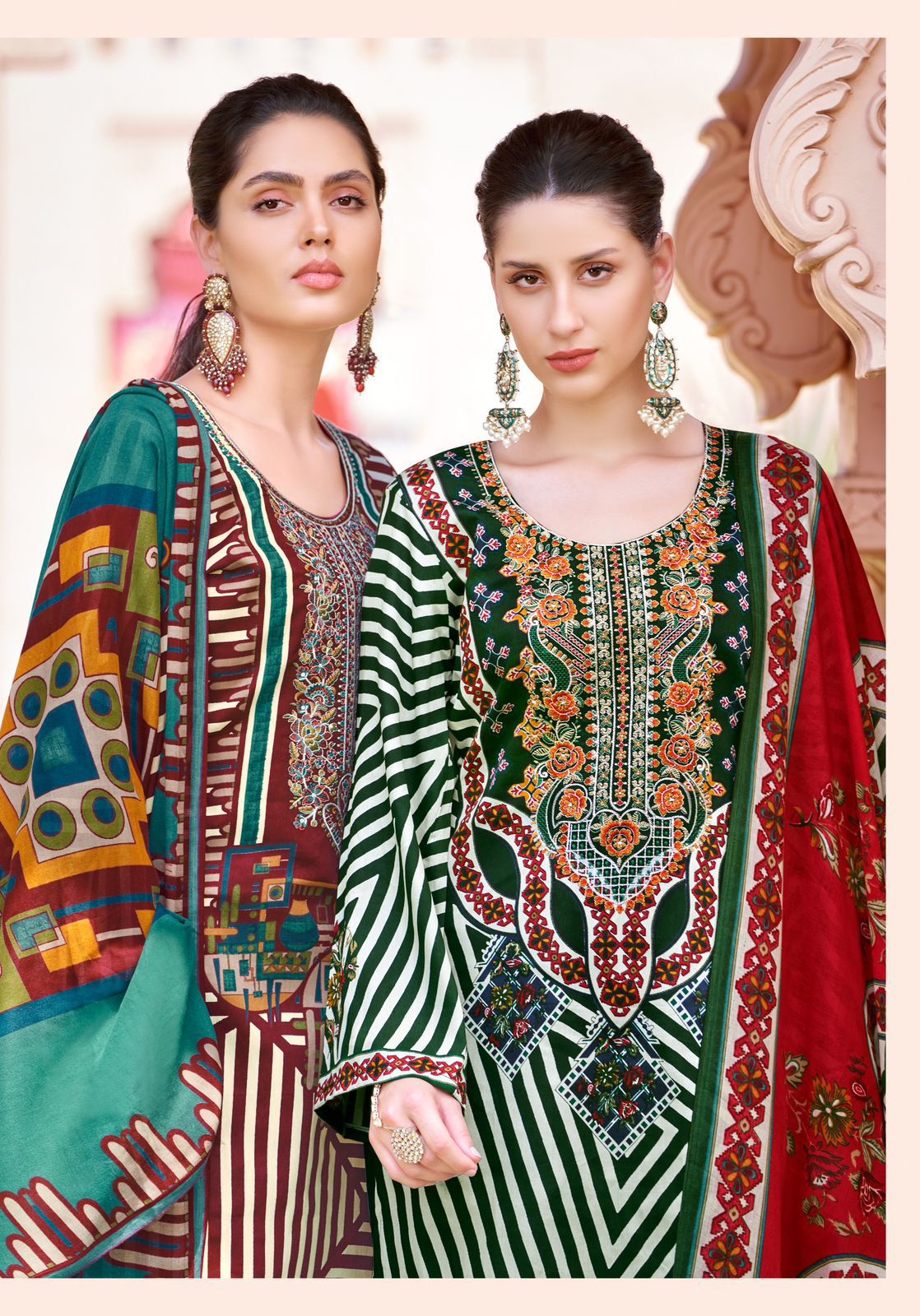Habiba Edition 4 Alok Pure Cotton Karachi Salwar Suits