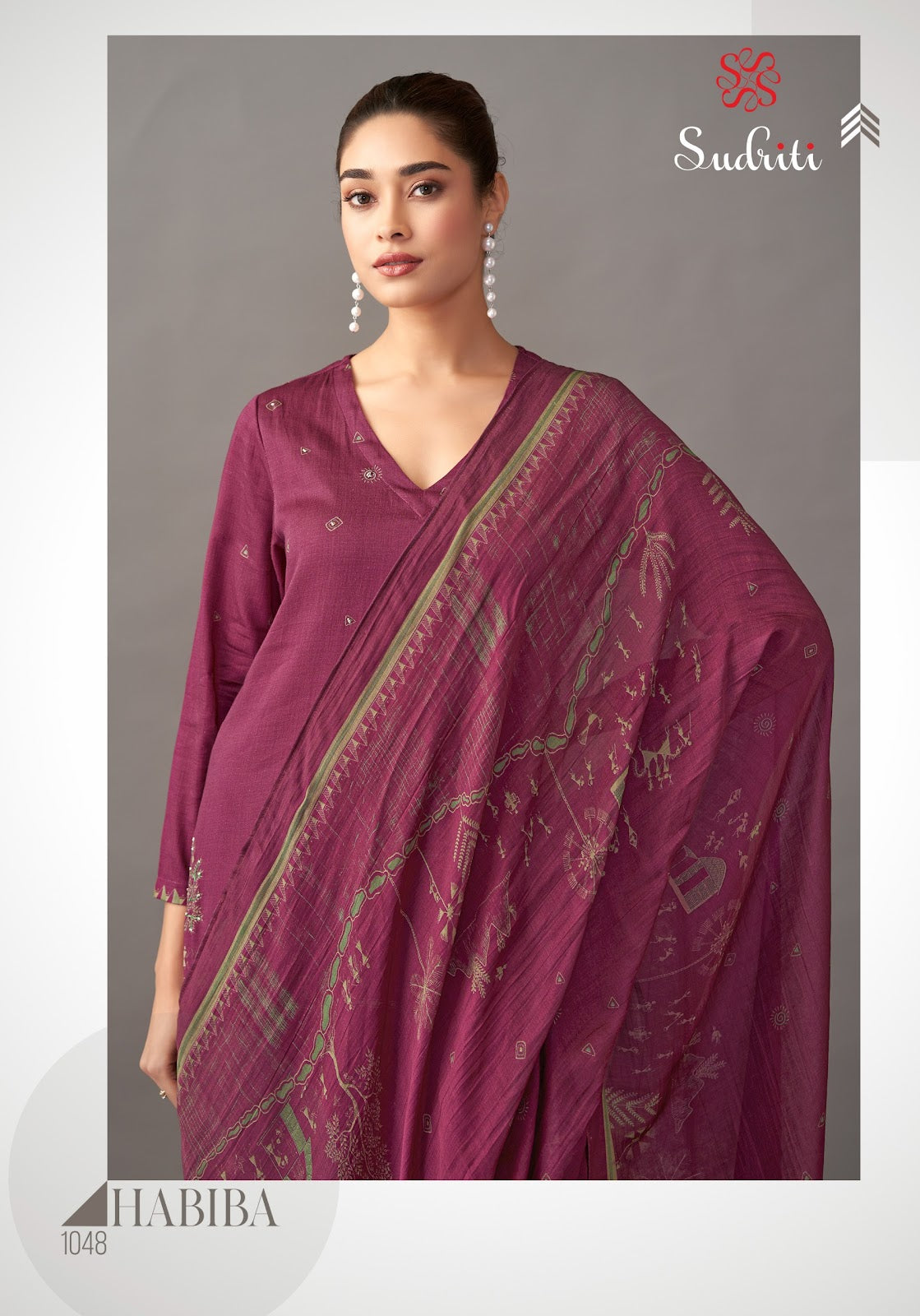 Habiba Sudriti Sahiba Pant Style Suits Supplier India