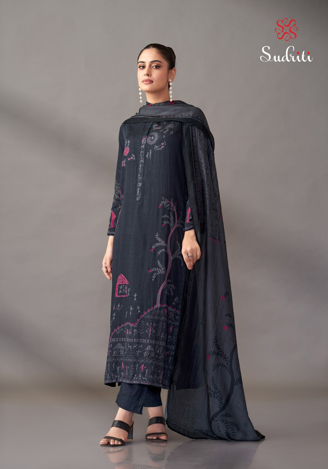 Habiba Sudriti Sahiba Pant Style Suits Supplier India