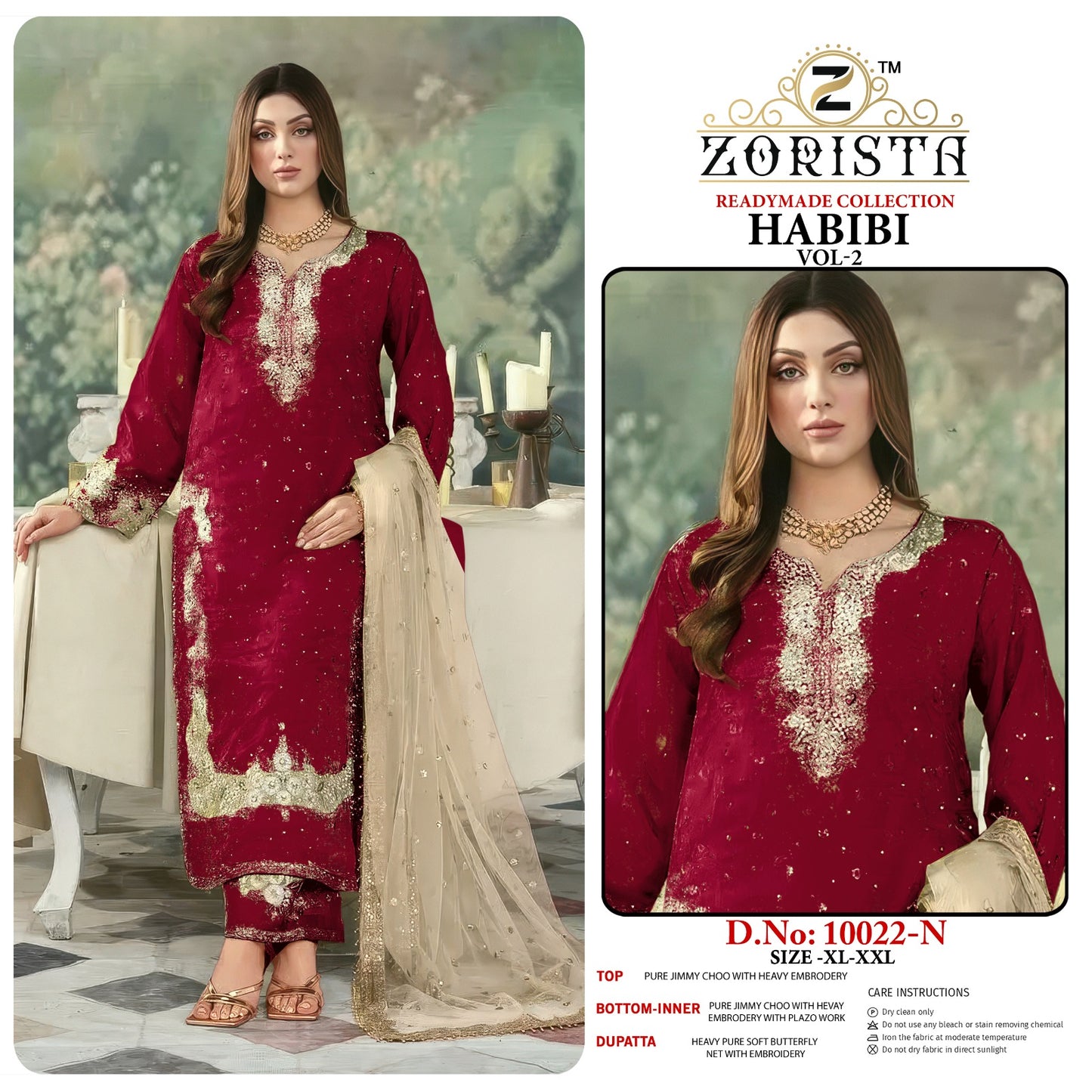 Habibi Vol 2 Lmno Zorista Jimmy Choo Pakistani Readymade Suits Wholesaler Gujarat