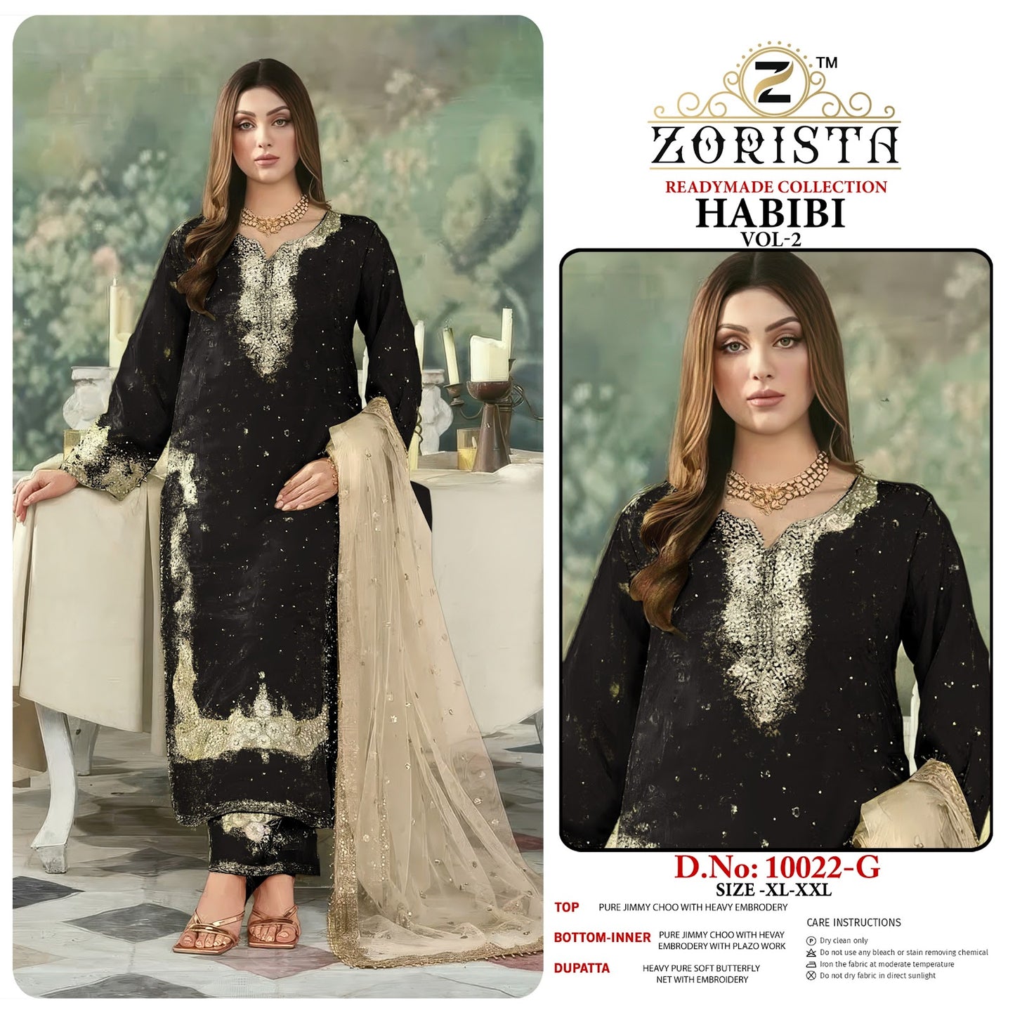 Habibi Vol 2 Zorista Jimmy Choo Pakistani Readymade Suits Manufacturer Ahmedabad