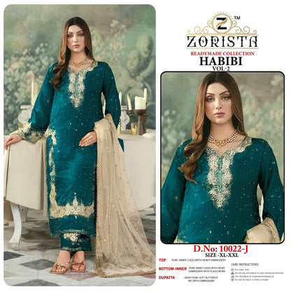 Habibi Vol 2 Zorista Jimmy Choo Pakistani Readymade Suits Manufacturer Ahmedabad