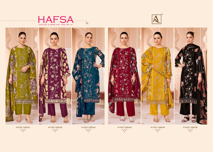 Hafsa Alok Viscose Reyon Karachi Salwar Suits Wholesaler Gujarat