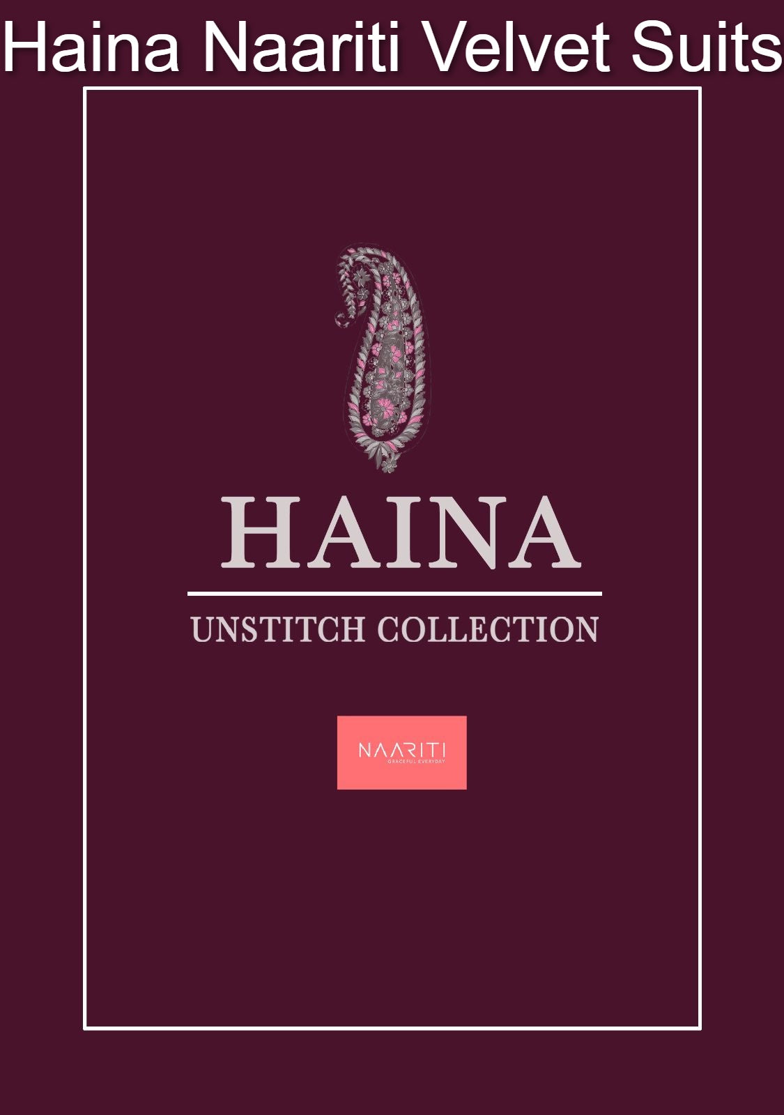 Haina Naariti Velvet Suits Wholesaler India