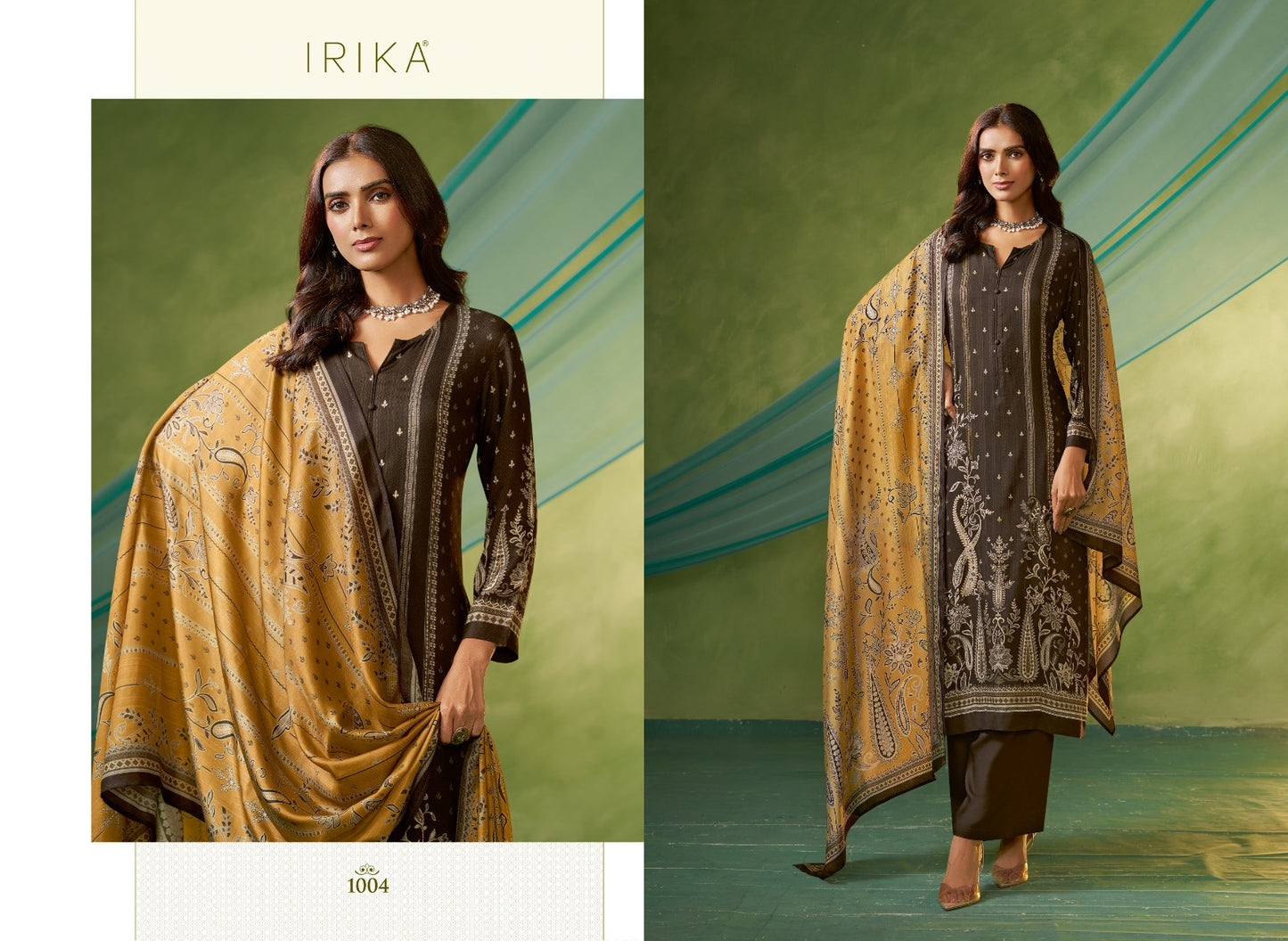 Haisley Irika Viscose Pashmina Suits Exporter India