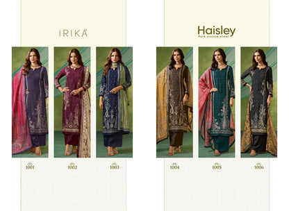Haisley Irika Viscose Pashmina Suits Exporter India