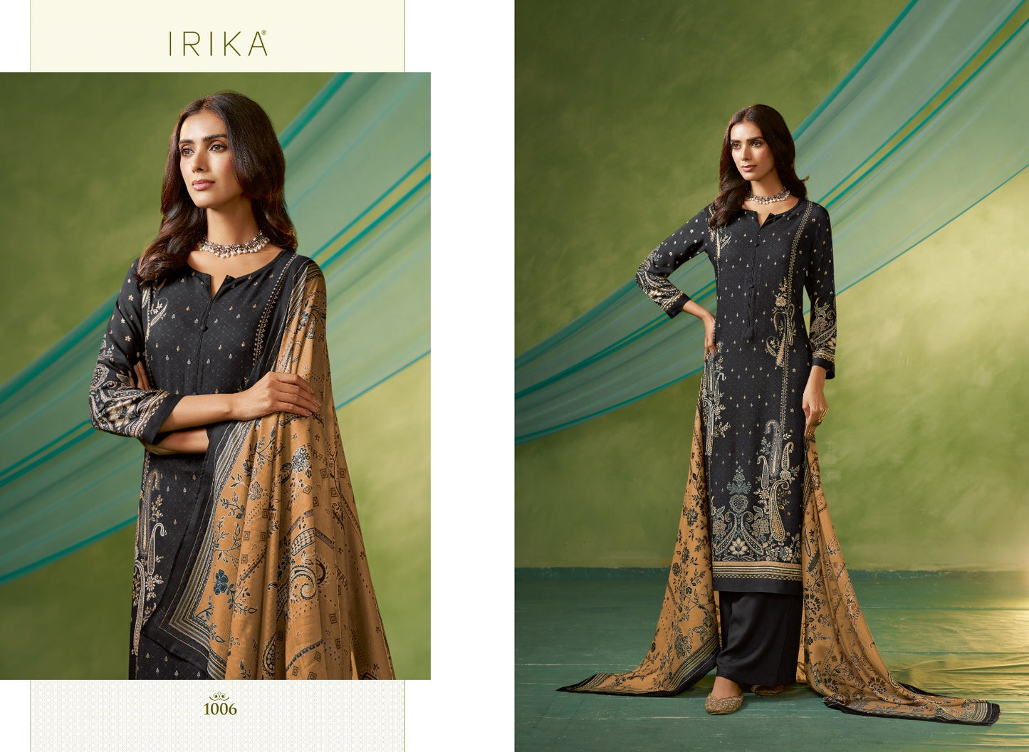 Haisley Irika Viscose Pashmina Suits Exporter India