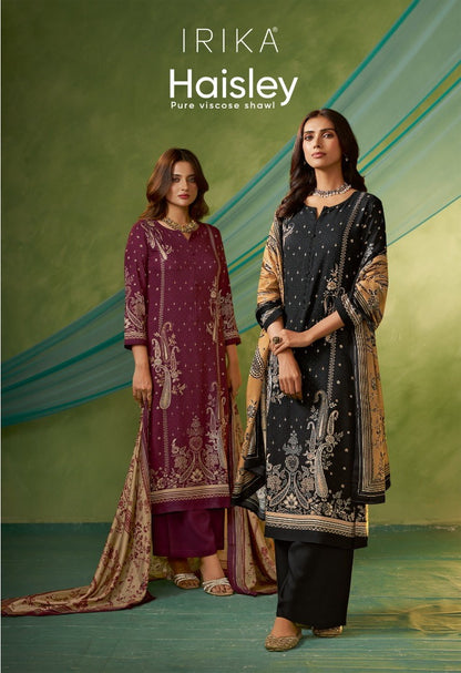 Haisley Irika Viscose Pashmina Suits Exporter India