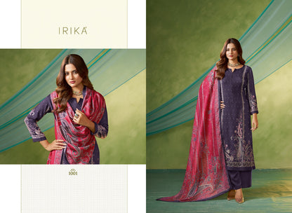 Haisley Irika Viscose Pashmina Suits Exporter India