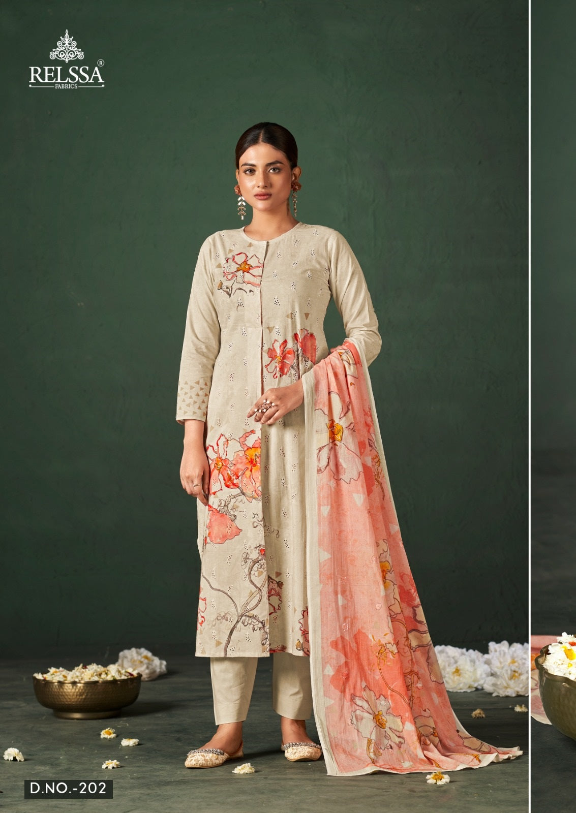 Hakoba 2 Relssa Fabrics Cotton Lawn Pant Style Suits Supplier Ahmedabad
