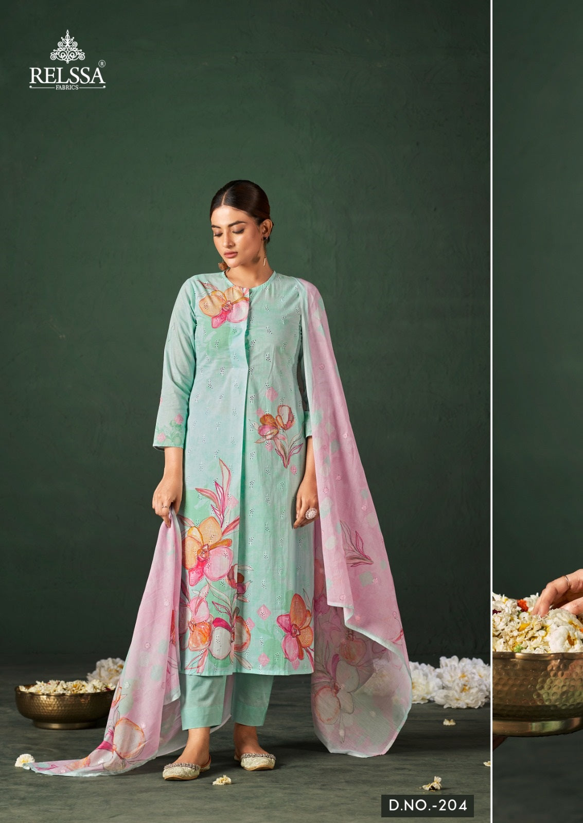 Hakoba 2 Relssa Fabrics Cotton Lawn Pant Style Suits Supplier Ahmedabad