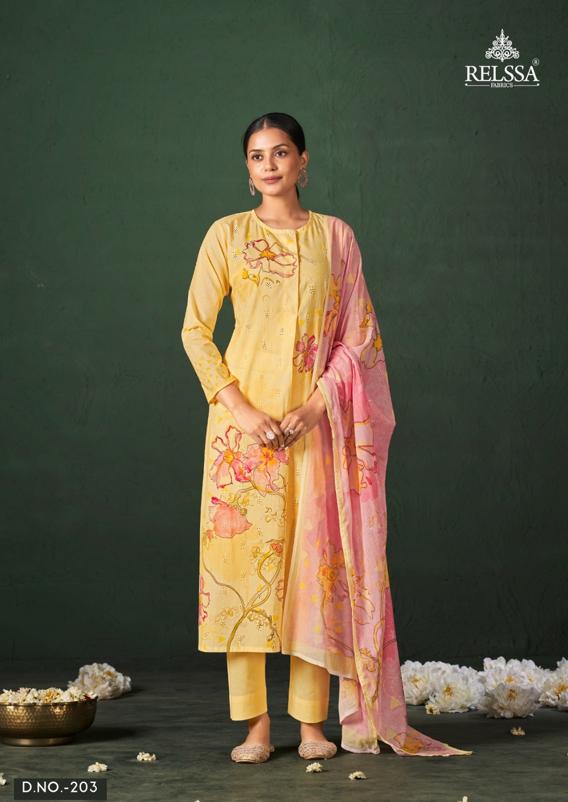 Hakoba 2 Relssa Fabrics Cotton Lawn Pant Style Suits Supplier Ahmedabad
