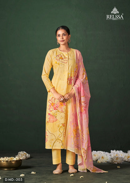 Hakoba 2 Relssa Fabrics Cotton Lawn Pant Style Suits Supplier Ahmedabad