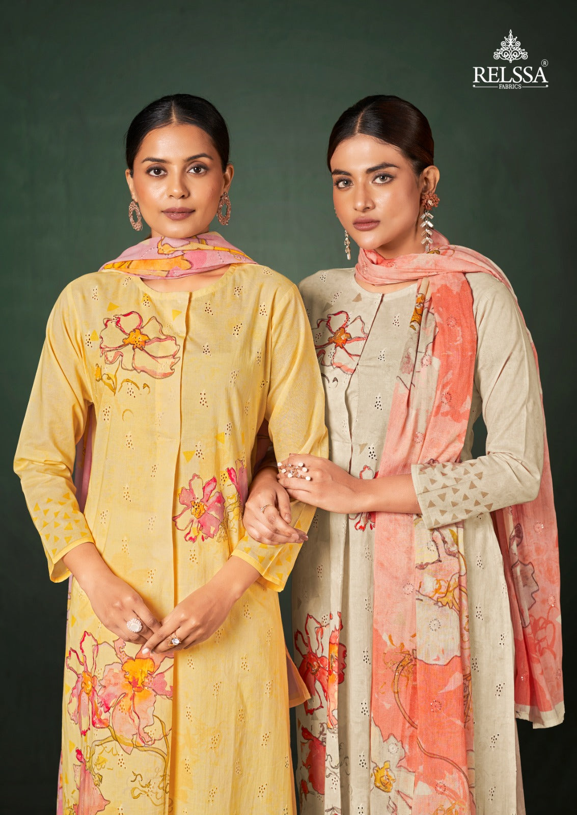 Hakoba 2 Relssa Fabrics Cotton Lawn Pant Style Suits Supplier Ahmedabad