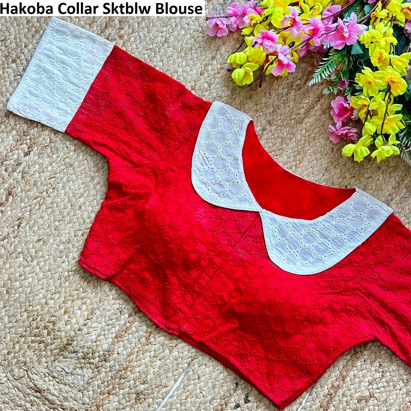 Hakoba Collar Sktblw Blouse Wholesaler India