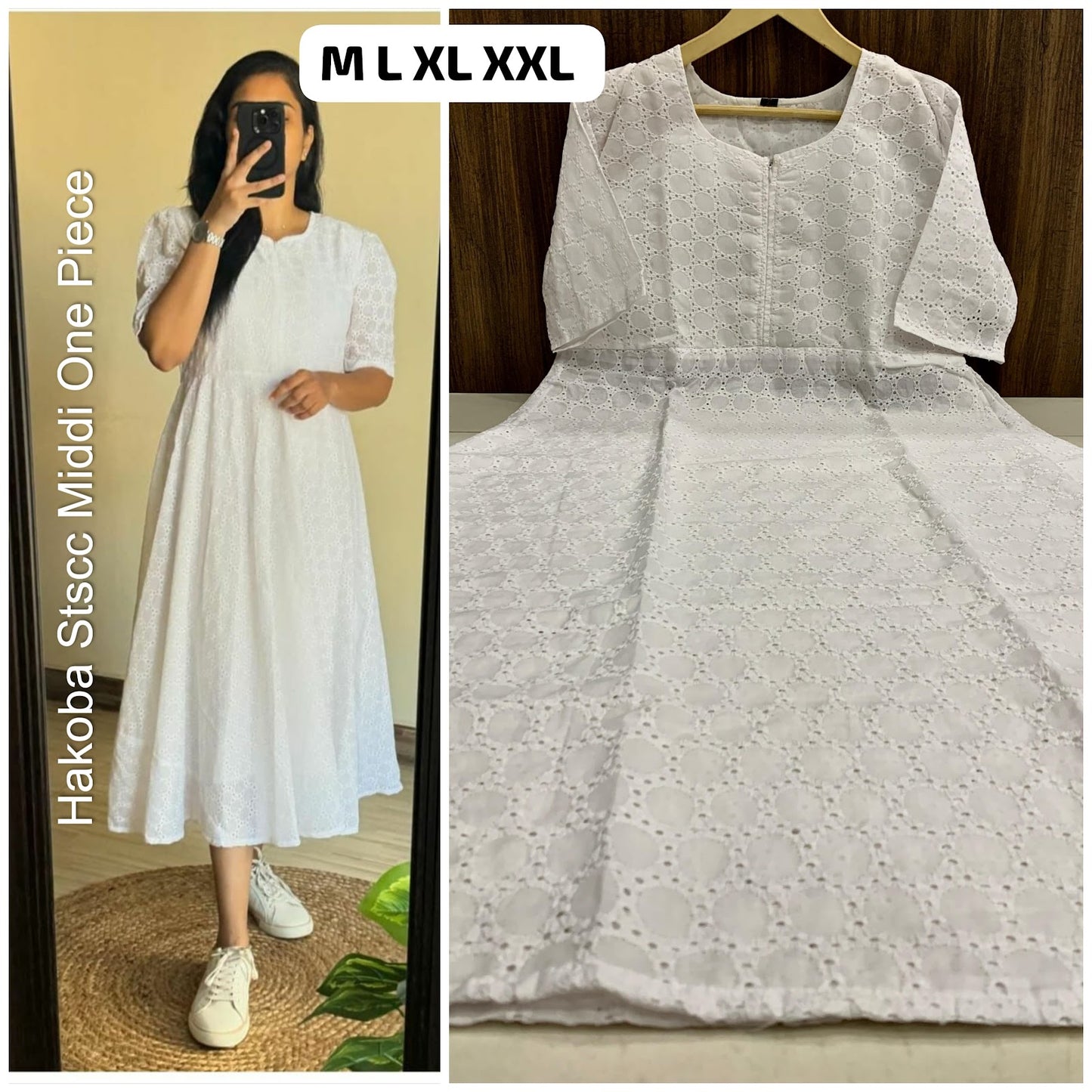 Hakoba Stscc Twill Midi Dress Supplier