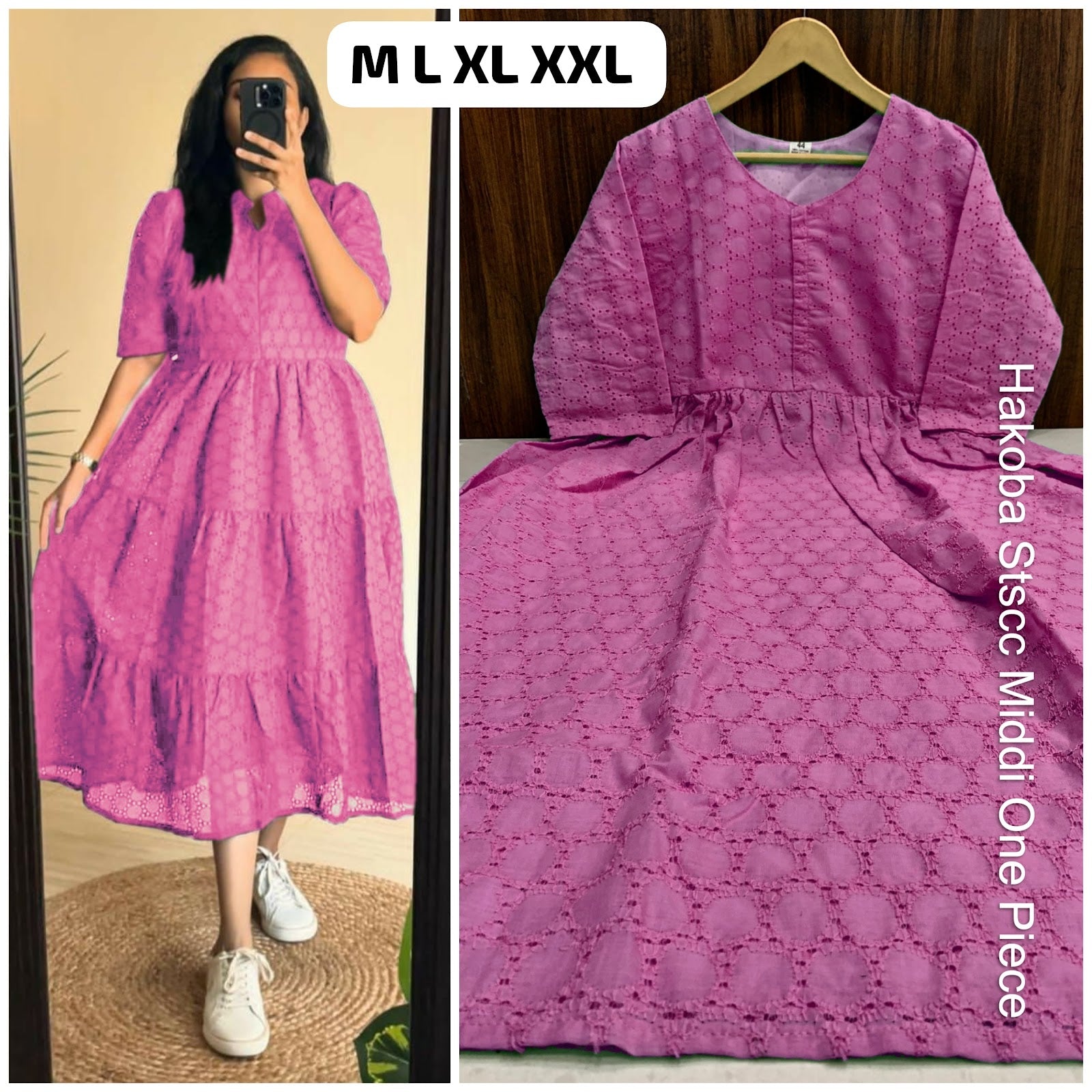 Hakoba Stscc Twill Midi Dress Supplier