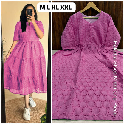 Hakoba Stscc Twill Midi Dress Supplier