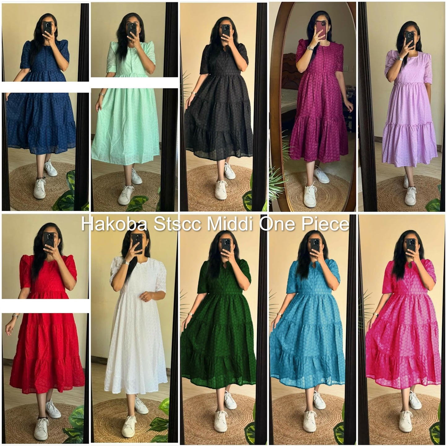 Hakoba Stscc Twill Midi Dress Supplier