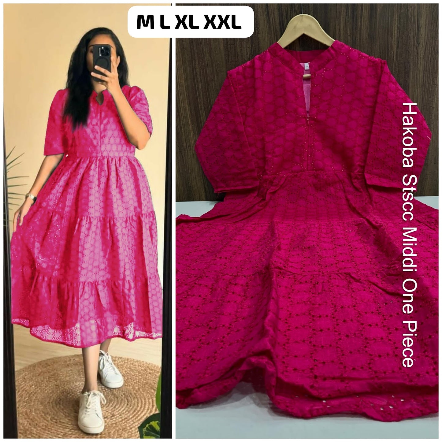 Hakoba Stscc Twill Midi Dress Supplier