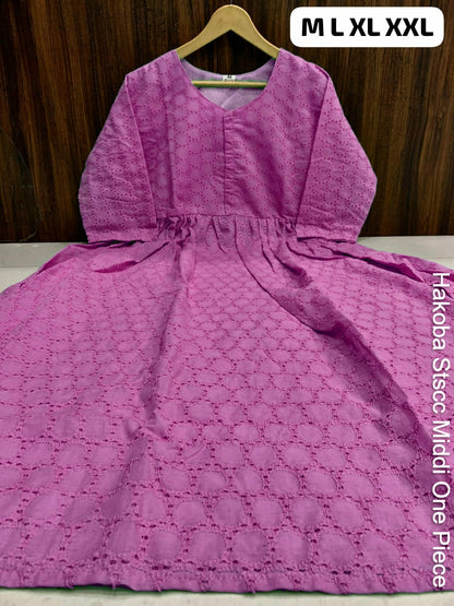 Hakoba Stscc Twill Midi Dress Supplier