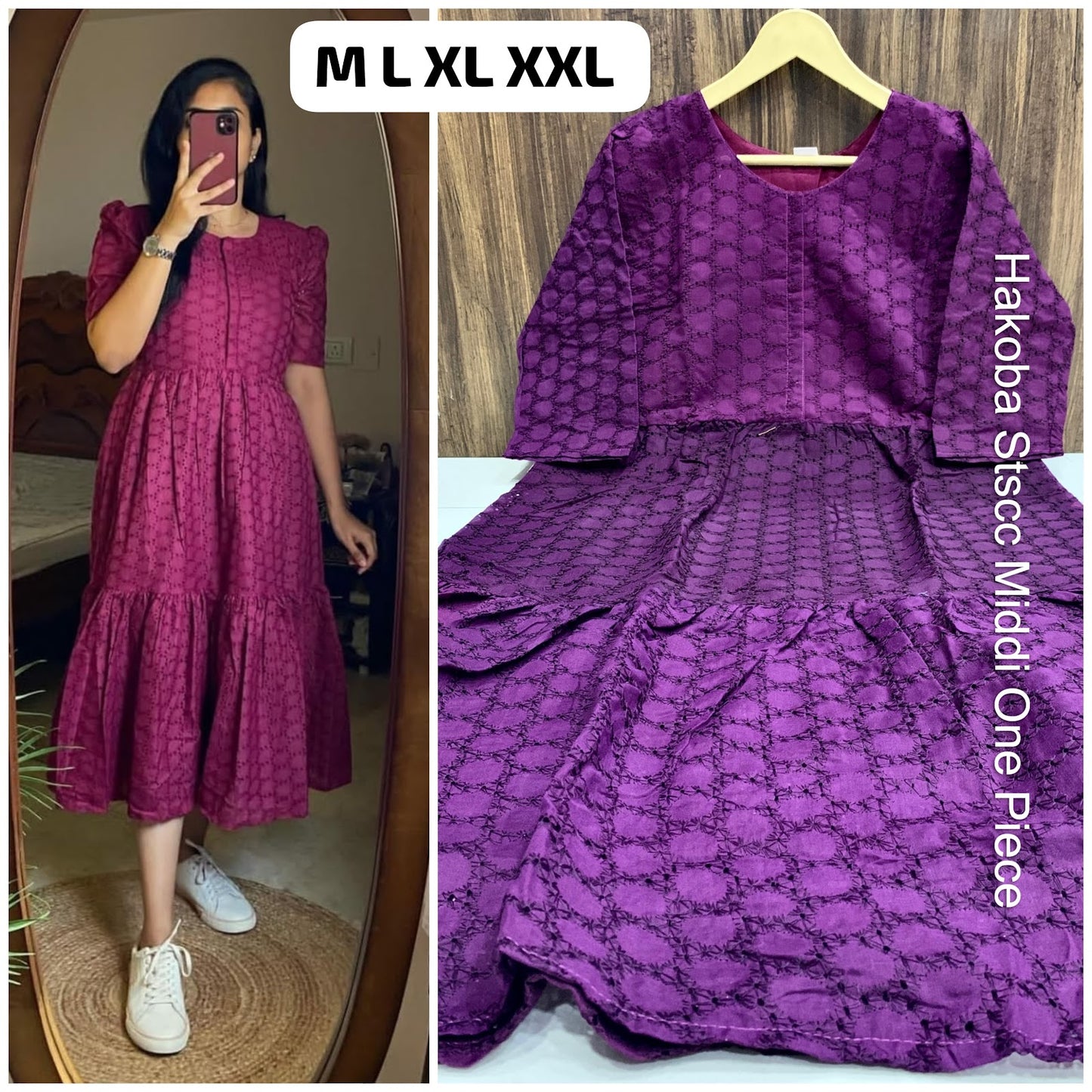 Hakoba Stscc Twill Midi Dress Supplier