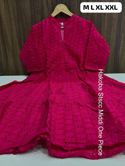 Hakoba Stscc Twill Midi Dress Supplier