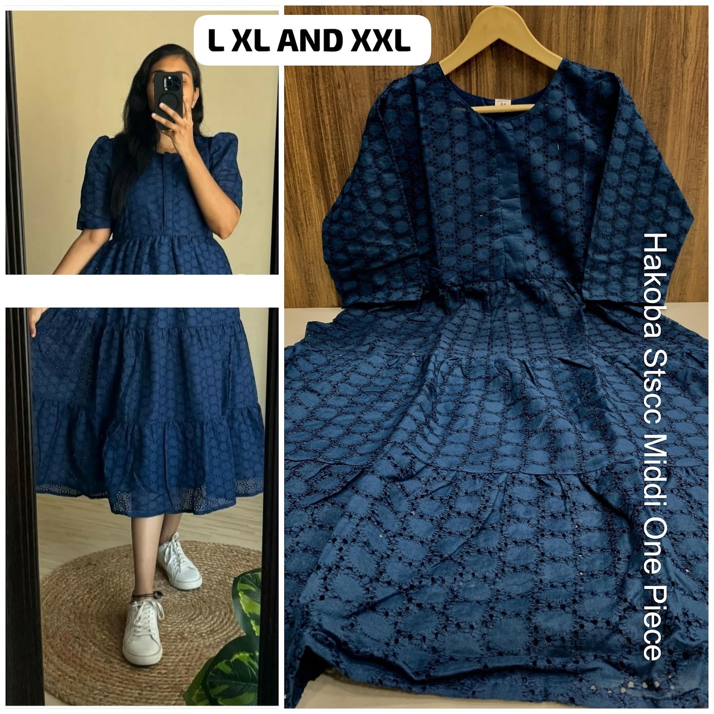 Hakoba Stscc Twill Midi Dress Supplier