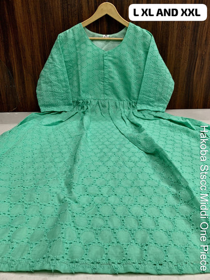 Hakoba Stscc Twill Midi Dress Supplier