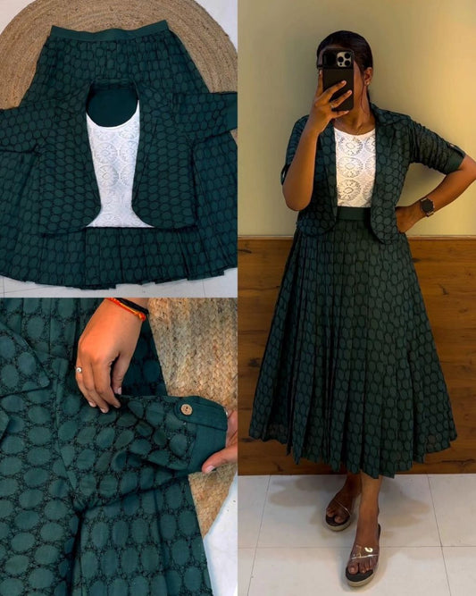 Hakoba With Inner Ruc Top Skirt Sets Wholesale Price