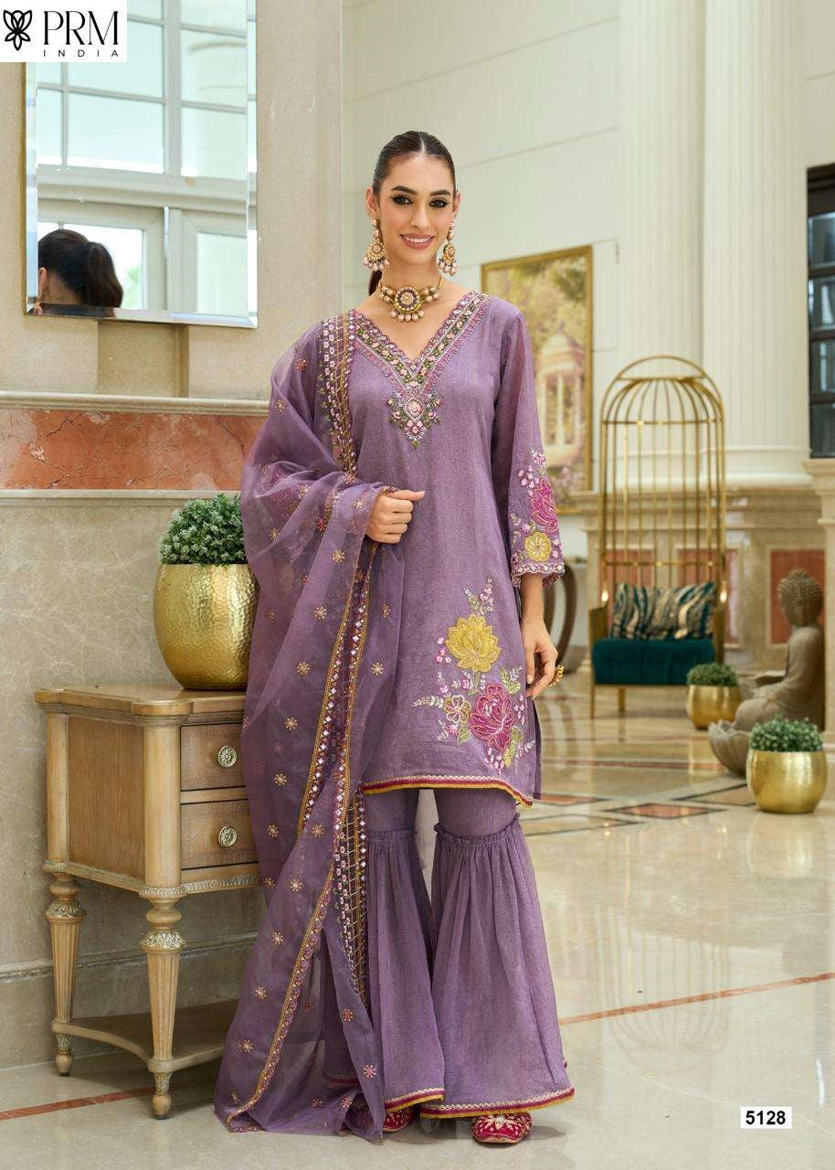 Hamsafar Prm India Organza Readymade Sharara Suits Manufacturer Ahmedabad