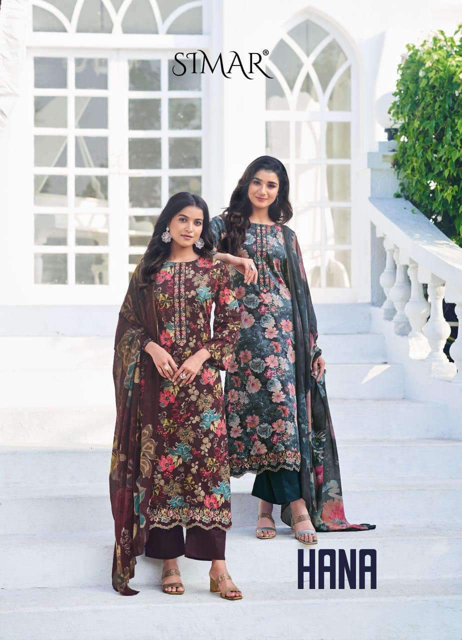 Hana Simar Jam Cotton Pant Style Suits Supplier Gujarat