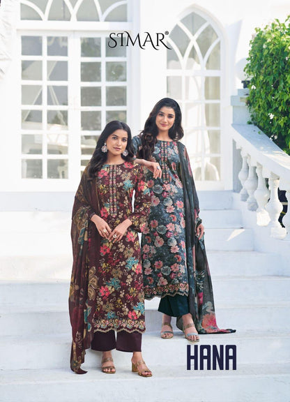 Hana Simar Jam Cotton Pant Style Suits Supplier Gujarat