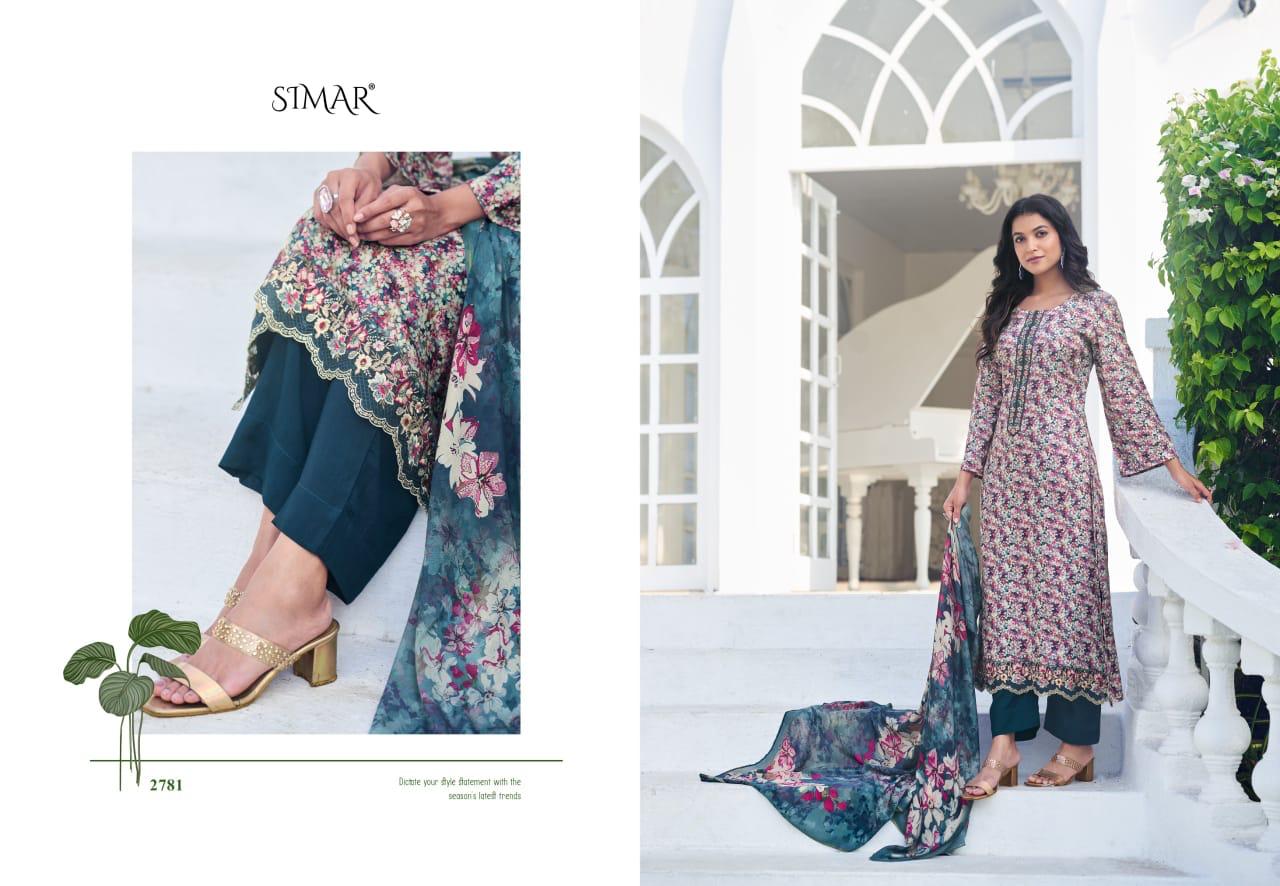 Hana Simar Jam Cotton Pant Style Suits Supplier Gujarat