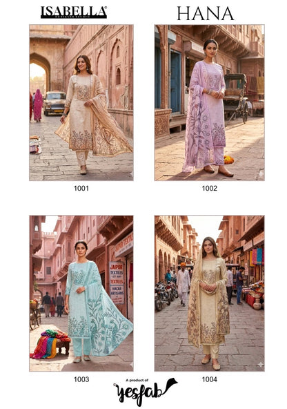 Hana Yes Fab Isabella Cambric Pant Style Suits Supplier